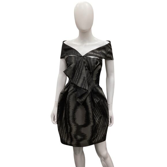 Robert Rodriguez Women’s Dress Size M “ Chic Little Devil” Back Zipper Charcoal - Picture 1 of 4